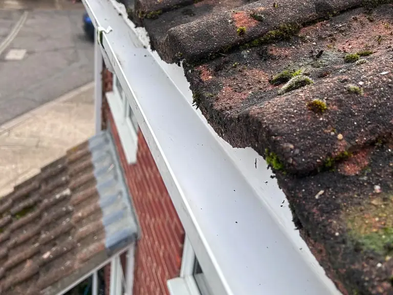 After gutter clearance